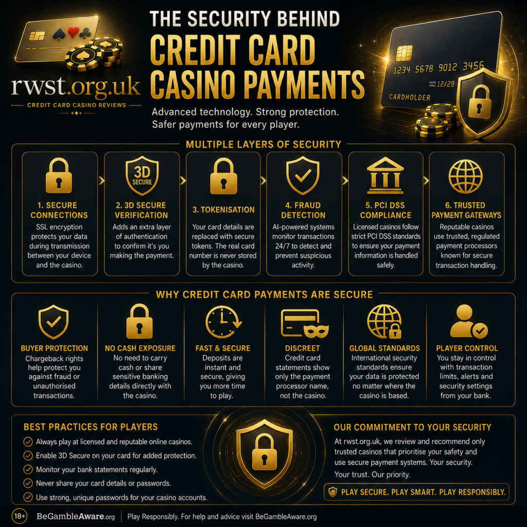 the security behind credit card casino payments